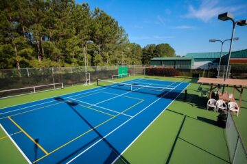 asphalt pickleball court